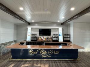 Boat Bar TV Sound Installation