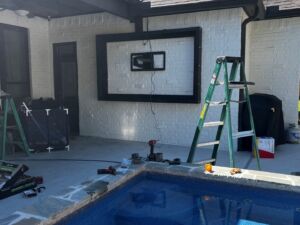 Custom Outdoor TV Encloser