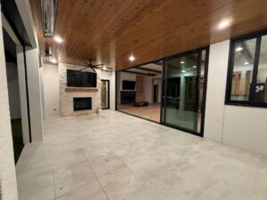 Enclosed Patio AV system