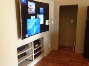 Curved TV Install