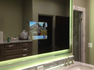 Bathroom Vanishing TV