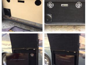 Before & After of Audio & TV installation