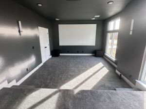 Theater Room with Projector